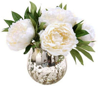 7 Floating Spring Rose Bush - White/Off White - Vase Decoration