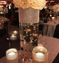75 Floating Gold Pearls - Fills 1 Gallon of the Transparent Water Gels for the Floating Effect- With Exclusive Measured Prep Bags - Option: 3 Submersible Fairy Lights Strings