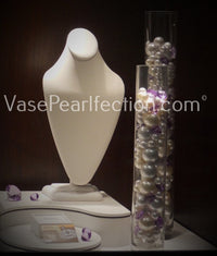 75 Floating White Pearls - Fills 1 Gallon of the Transparent Water Gels for the Floating Effect- With Exclusive Measured Prep Bags - Option: 3 Submersible Fairy Lights Strings